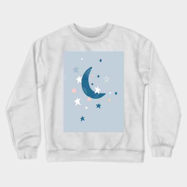 Baby cosmic print Crewneck Sweatshirt by DanielK